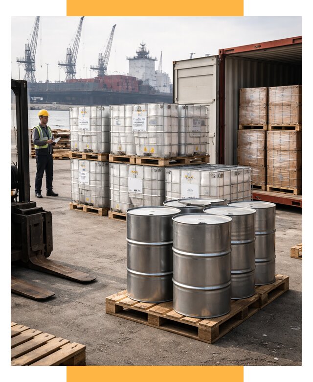 Доставка химического сырья из Индии от 255225 р. | СетСервис-Кст