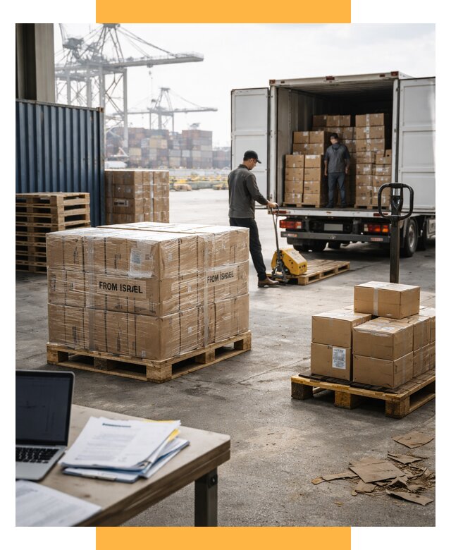 Доставка грузов из Израиля от 15314 р., логистика от СетСервис-Кст