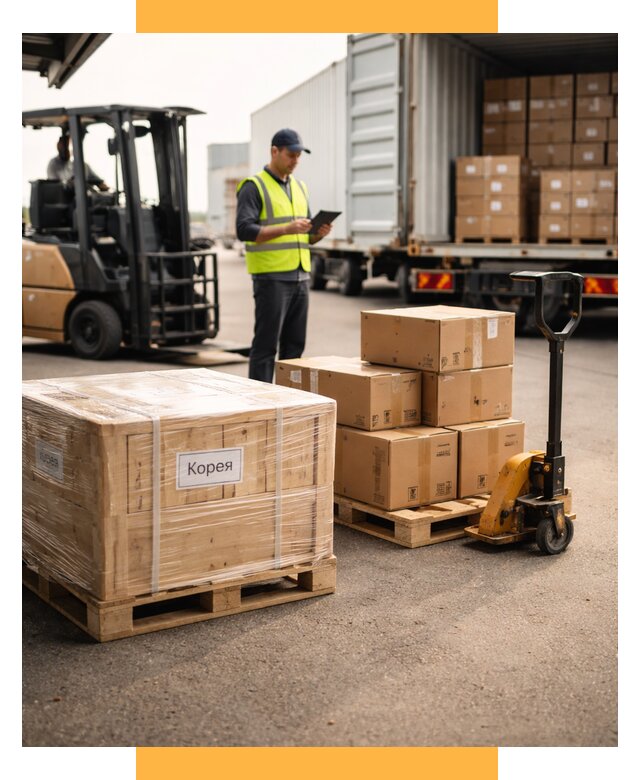 Доставка грузов в Корею из России от 35732 р. | СетСервис-Кст