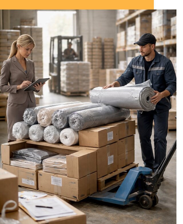 Перевозка текстиля по миру от 15314 руб. с таможней и страхованием