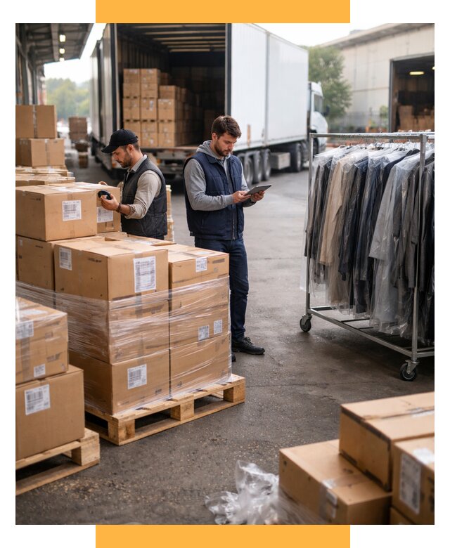 Перевозка и доставка одежды из Китая от 7657 р., СетСервис-Кст