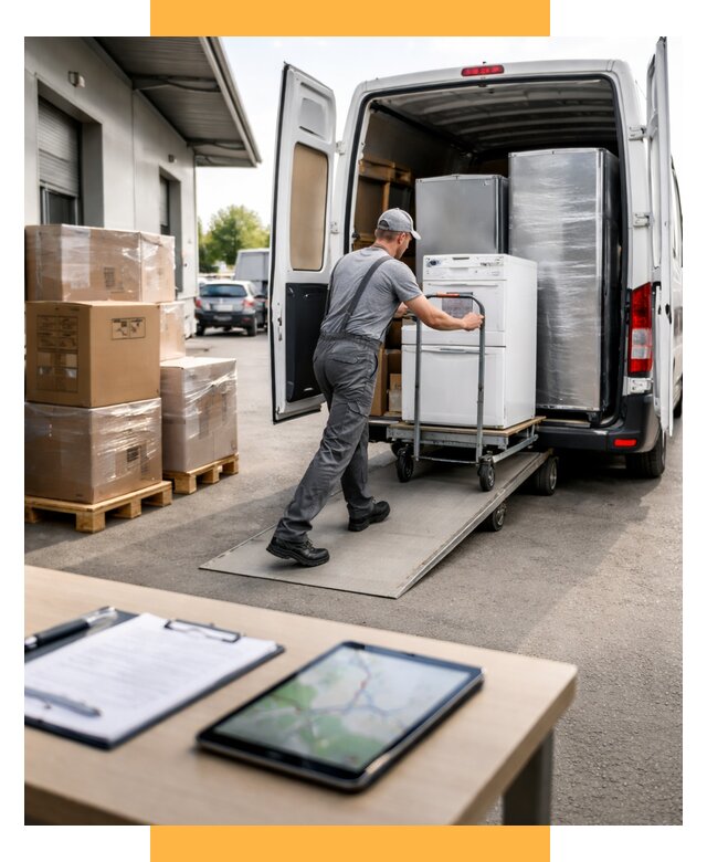 Перевозка бытовой техники от 6636 р. - логистика СетСервис-Кст