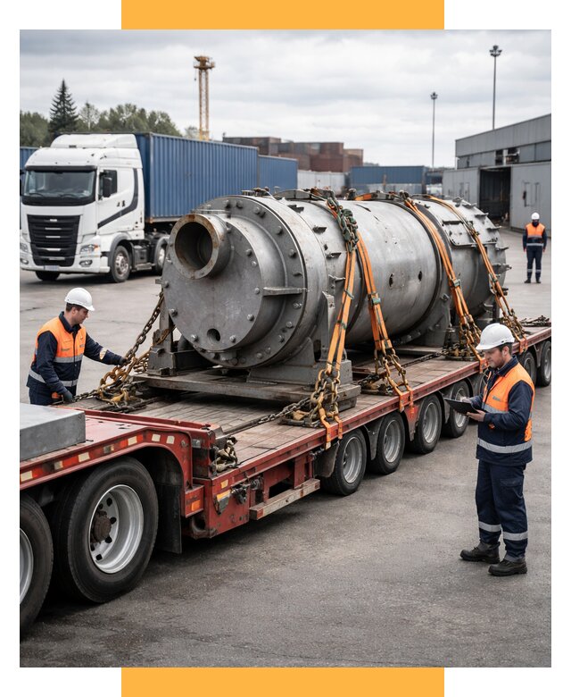 Перевозка тяжеловесных грузов под ключ от 153135 р. | СетСервис-Кст