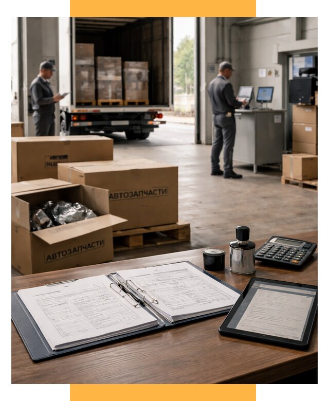 Таможенное оформление автозапчастей под ключ от 8678 р., СетСервис-Кст